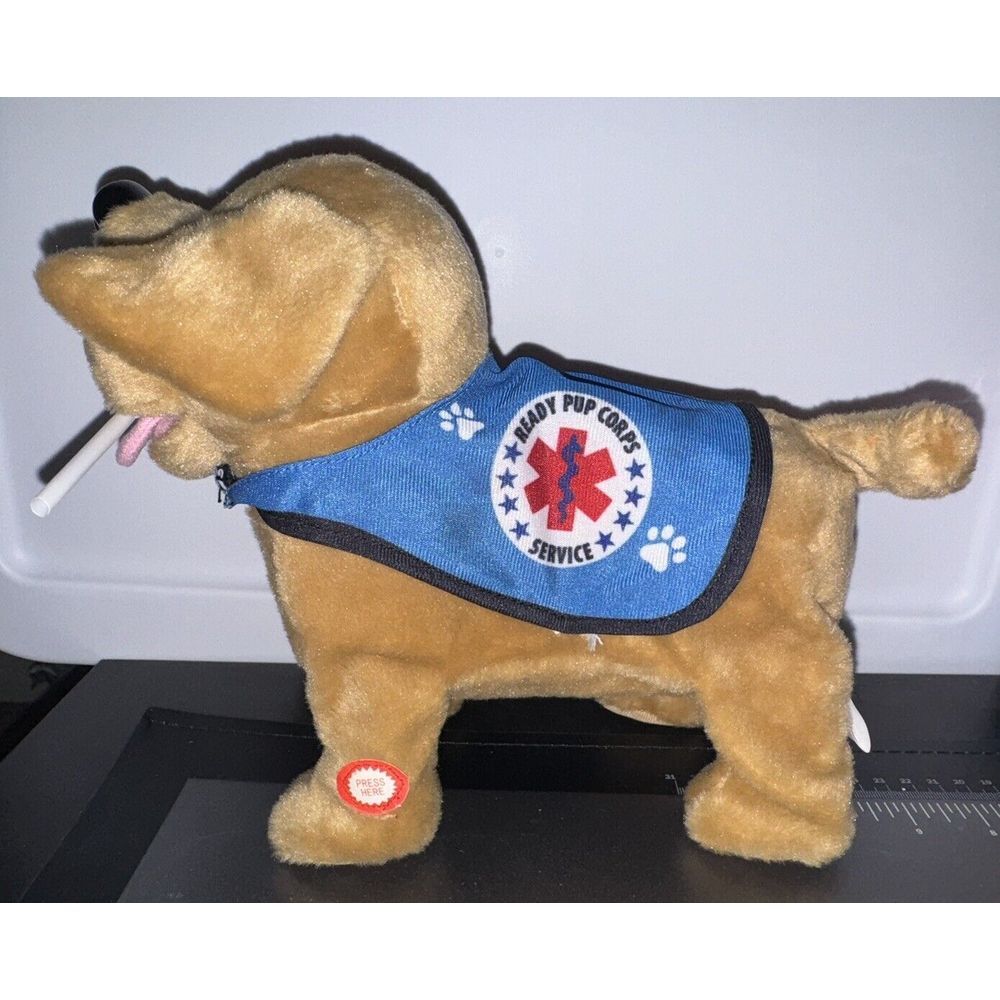 Chantily Lane Animatronic Ready Pup Corps Service Rescue or Therapy Dog Toy EUC‎